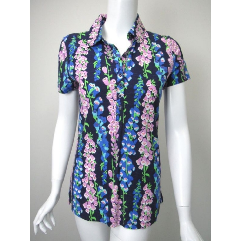 Lilly Pulitzer Navy Polo!!