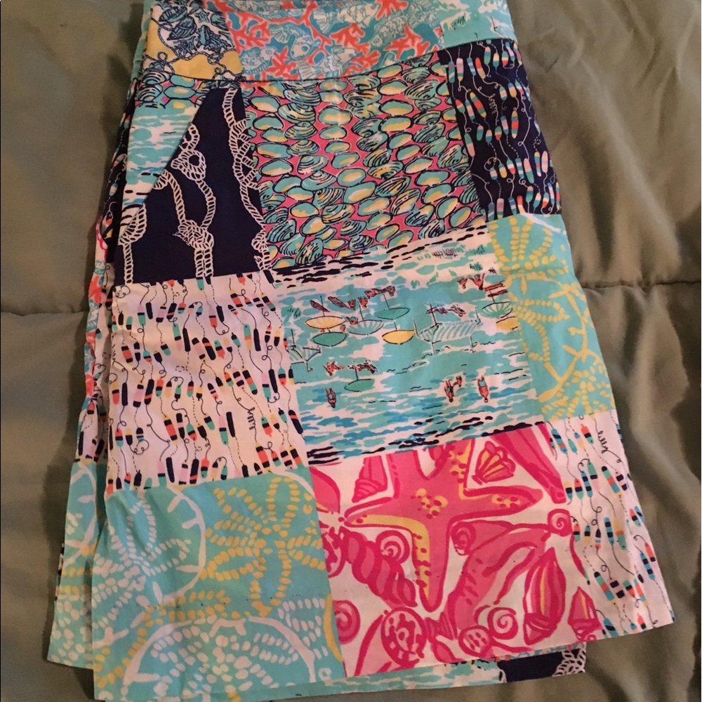 Lilly Pulitzer patchwork skort