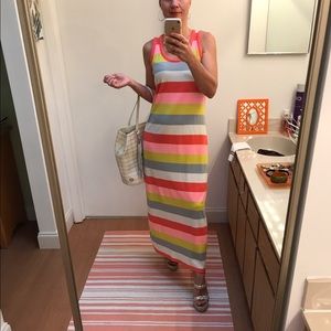 Gap casual color-striped cotton summer dress