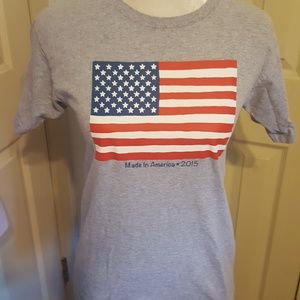 NWOT USA Flag  shirt
