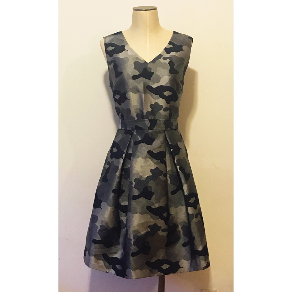 Camouflage Aline Cocktail Dress