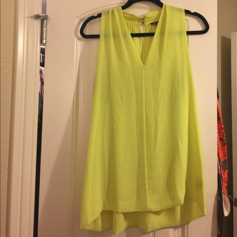 Vince Camuto Neon Blouse