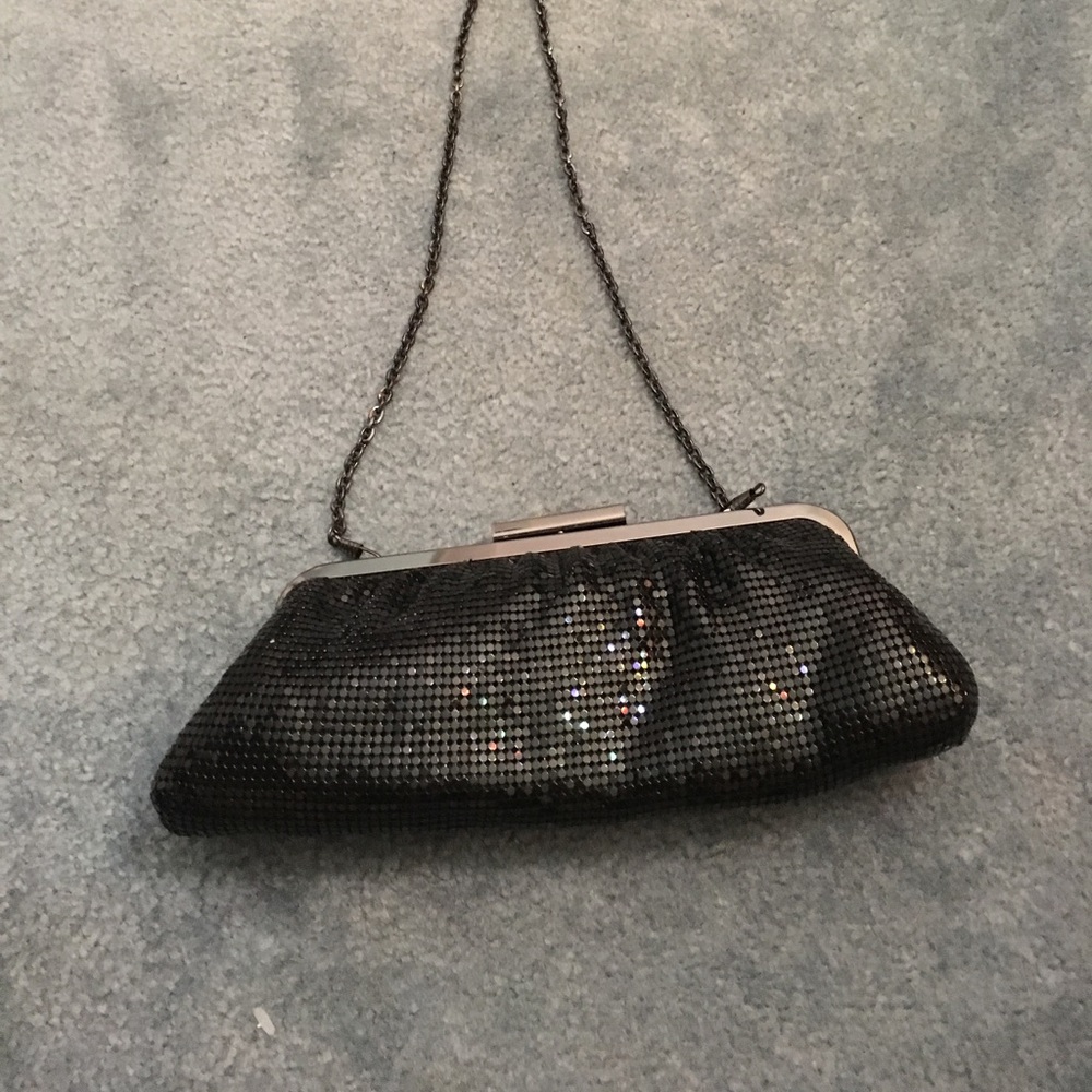 Black clutch crossbody