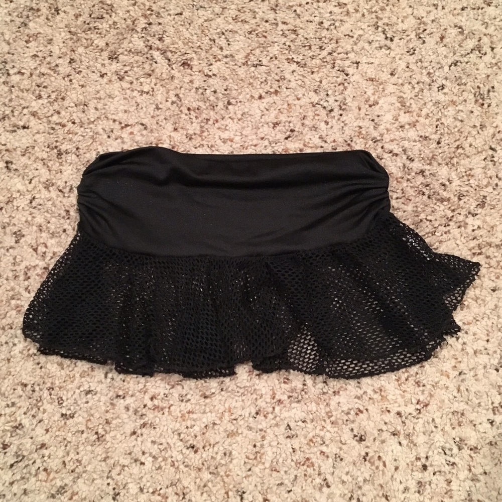 Fishnet Mini Skirt