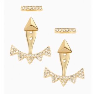 Pave Triangle Ear Jacket