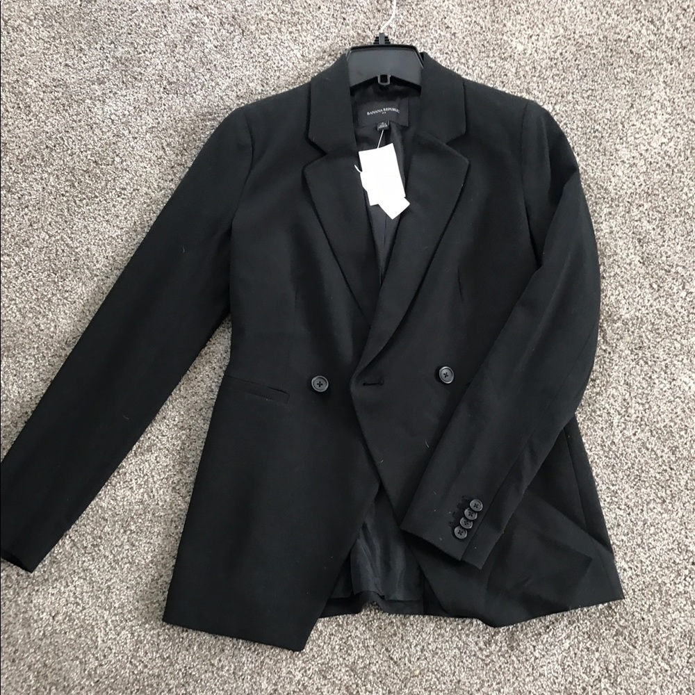 NWT Banana republic black blazer