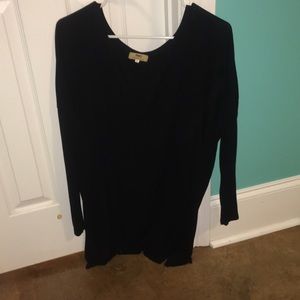 womens long sleeve piko tunic