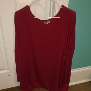 womens long sleeve piko tunic