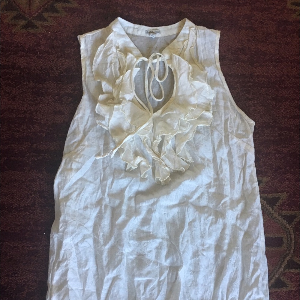 Charlotte Russe white tank blouse