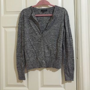Grey Ann Taylor Cardigan Sweater