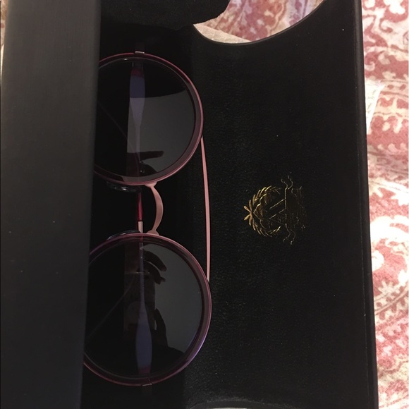 Final Sale WILDFOX  Fuchsia Aviators W/Blue Lenses - Picture 3 of 5