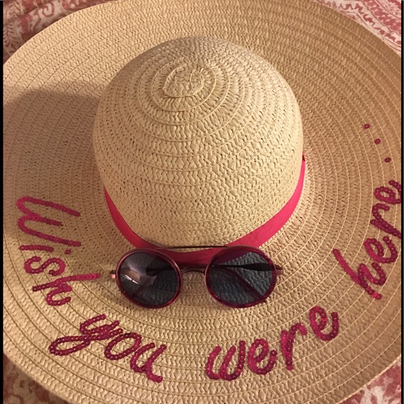 Final Sale WILDFOX  Fuchsia Aviators W/Blue Lenses - Picture 4 of 5