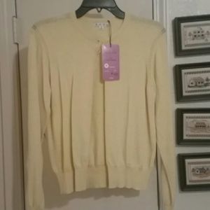 CAbi Yellow Sunny Cardigan  NWT