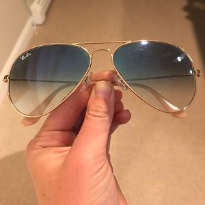 NEW Light Blue Gradient Ray Ban