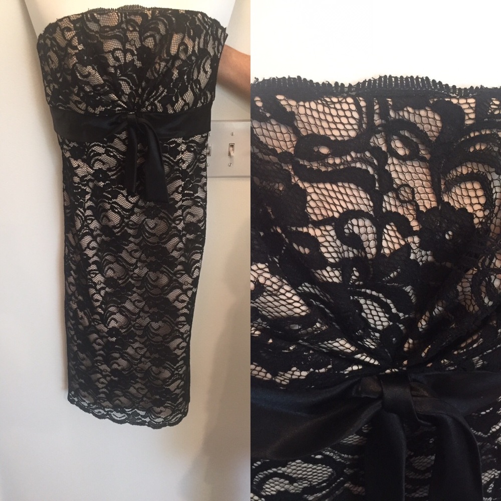 White House Black Market Cocktail Lace Dress