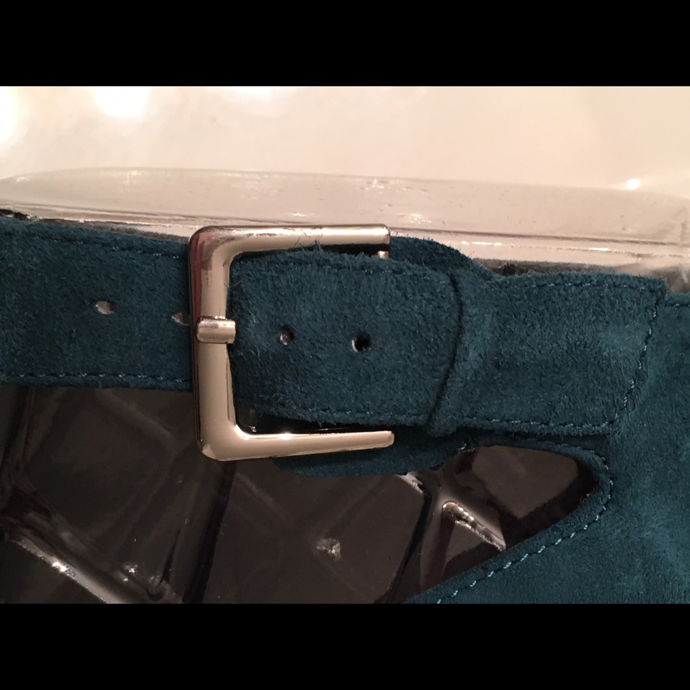 NIB Nine West turquoise heel. - Picture 7 of 7