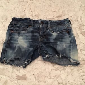 One of a kind denim shorts