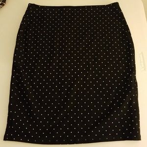 Old Navy Polka Dot Pencil Skirt