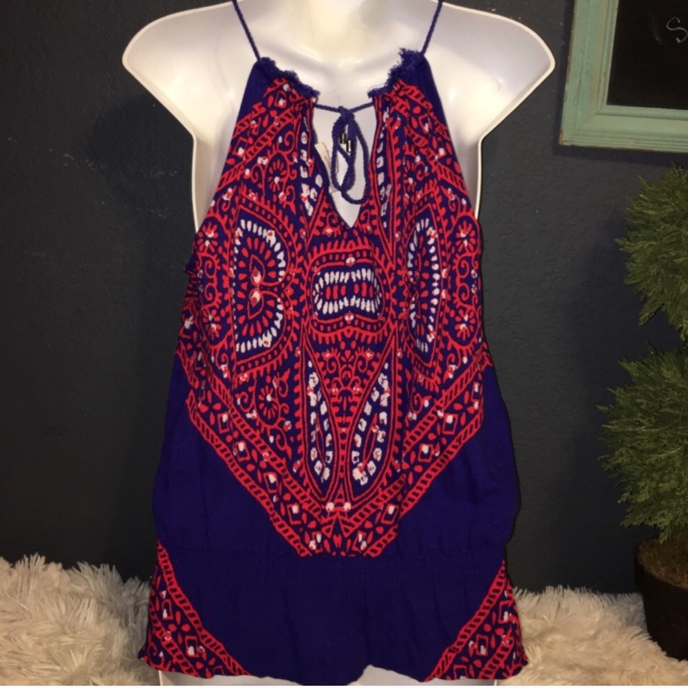 Ella Moss Tropical Print Top