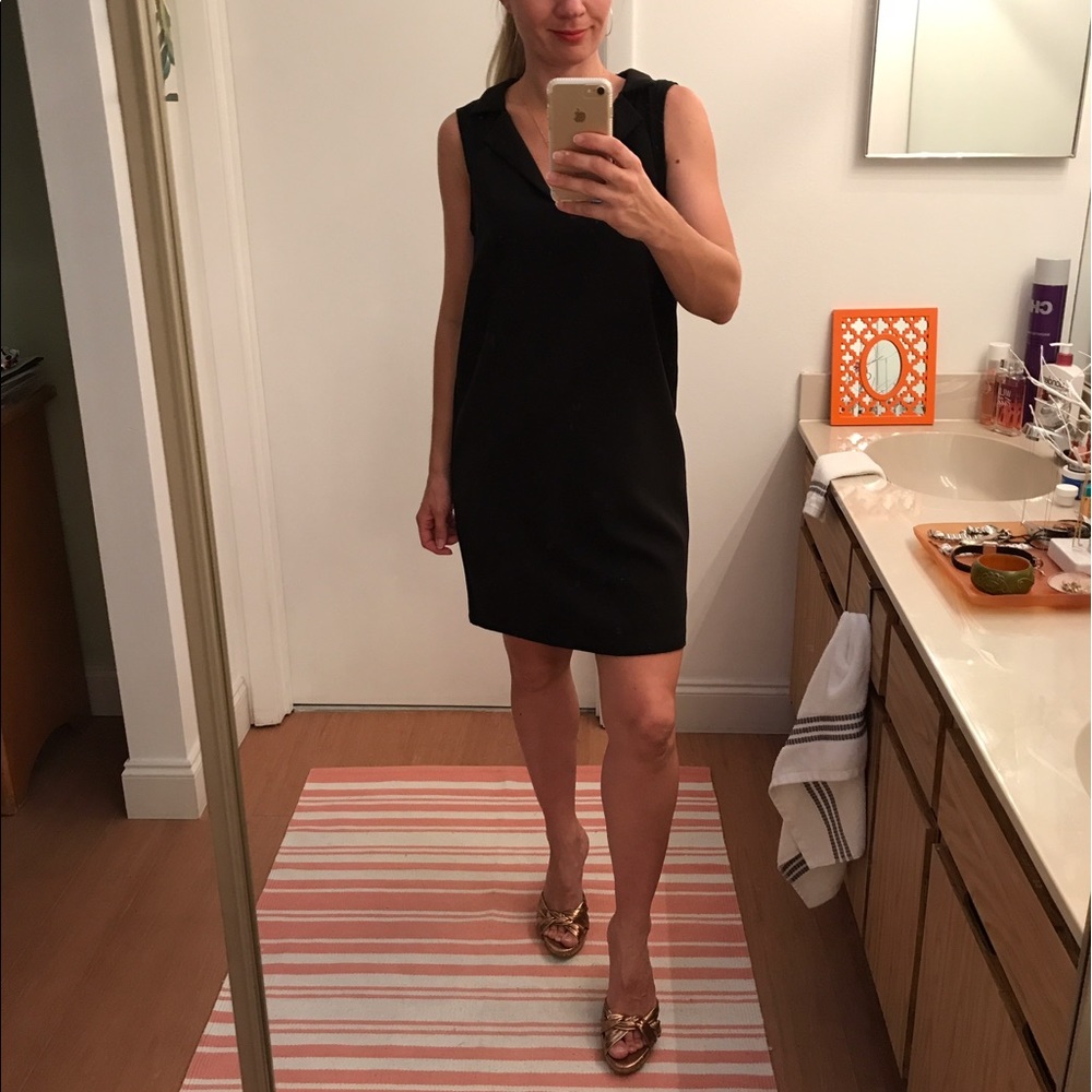 Shift dress, with a collar by Mango. So cute