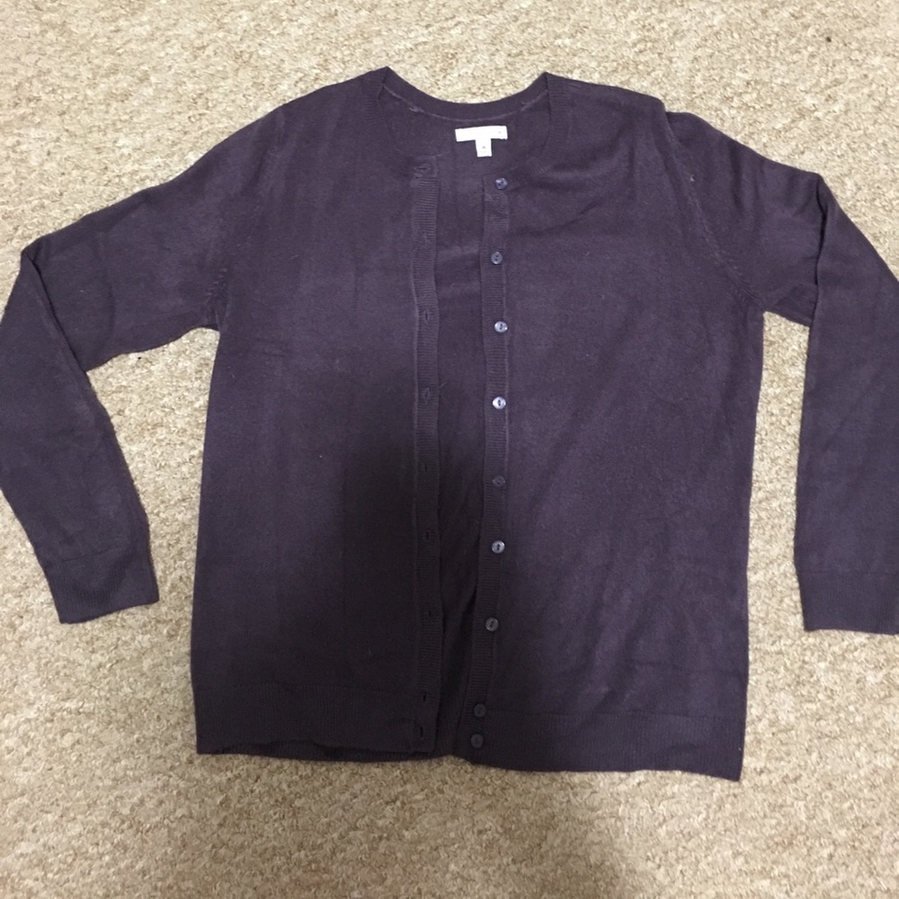 Plum cardigan