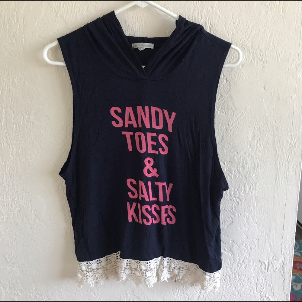 Sandy Toes & Salty Kisses Hooded Tank