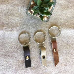 Handmade leather keychains❤️