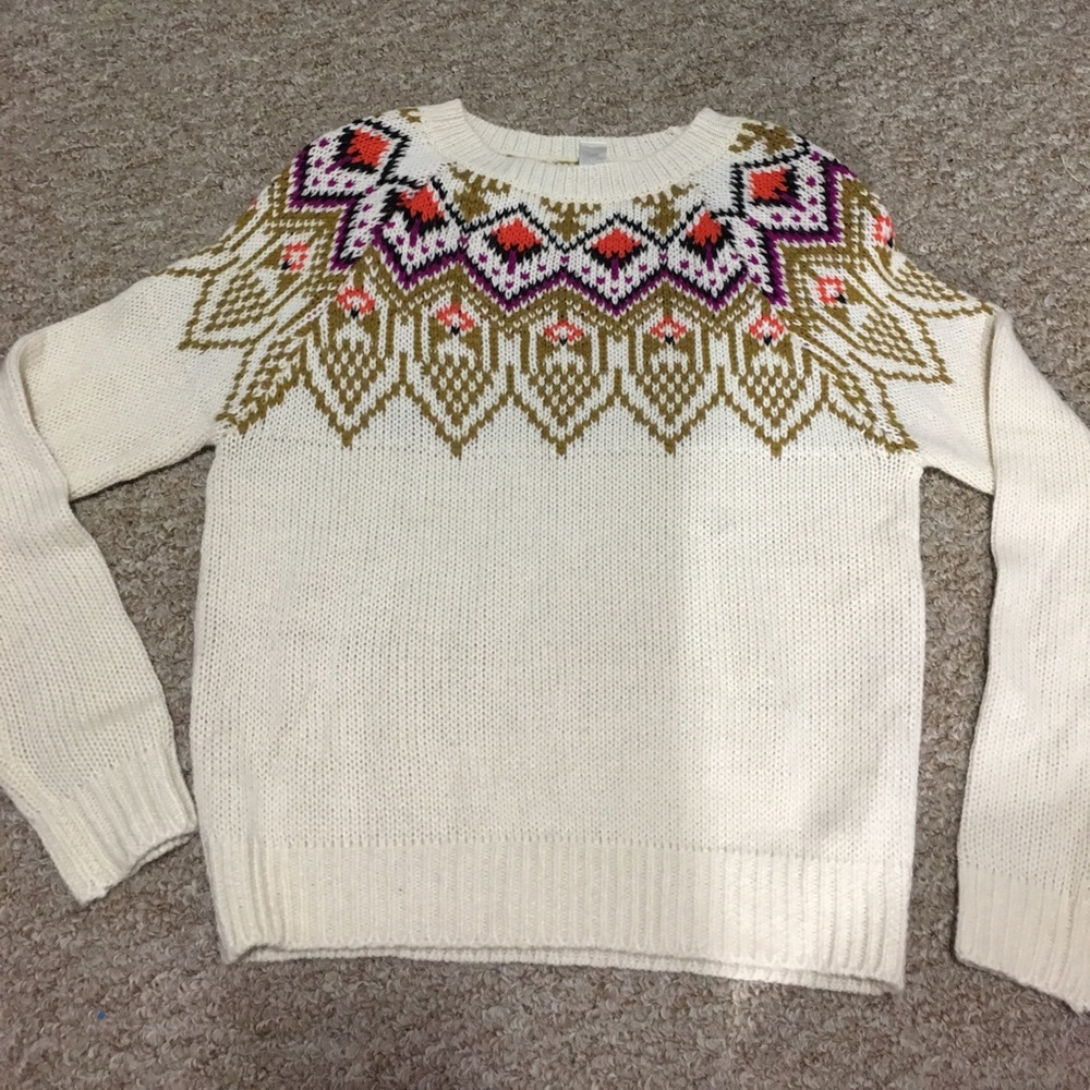Printed sweater