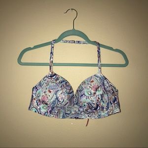 Victoria's Secret paisley print swimsuit top
