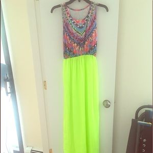 Long colorful dress