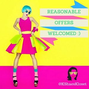 Reasonable offers are welcomed :)