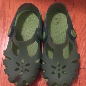Green Crocs