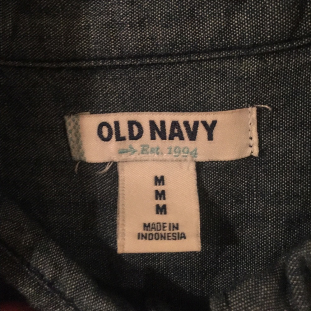 jean button down - Picture 2 of 3