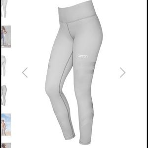 aim'n sportswear high waisted light gray leggings