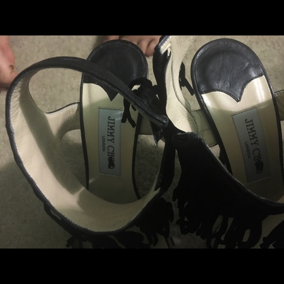 Jimmy Choo fringed heel - Picture 3 of 4