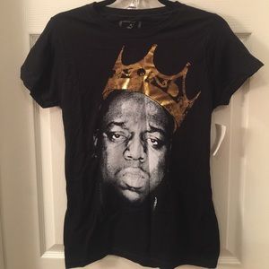 NEW 🆕 Biggie Tshirt with Gold Crown