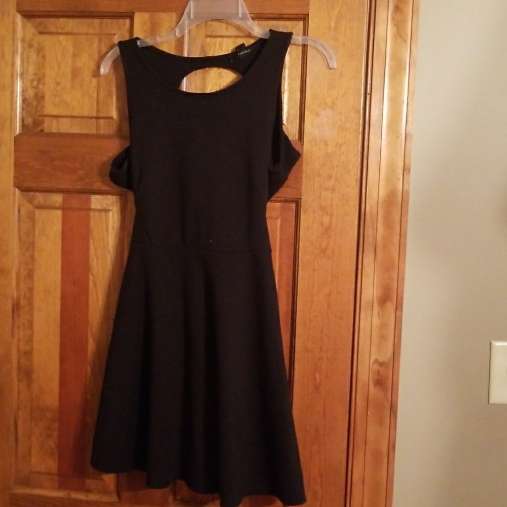 Forever21 Skater dress with criss cross