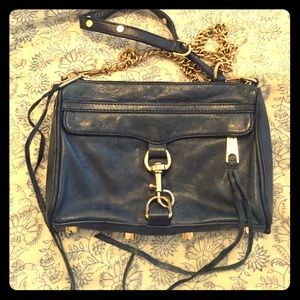 Rebecca Minkoff Mini MAC Crossbody in blue