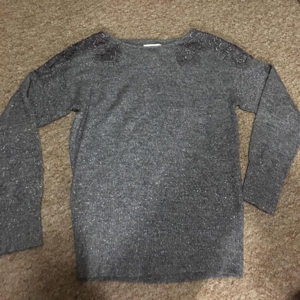 Gray sweater