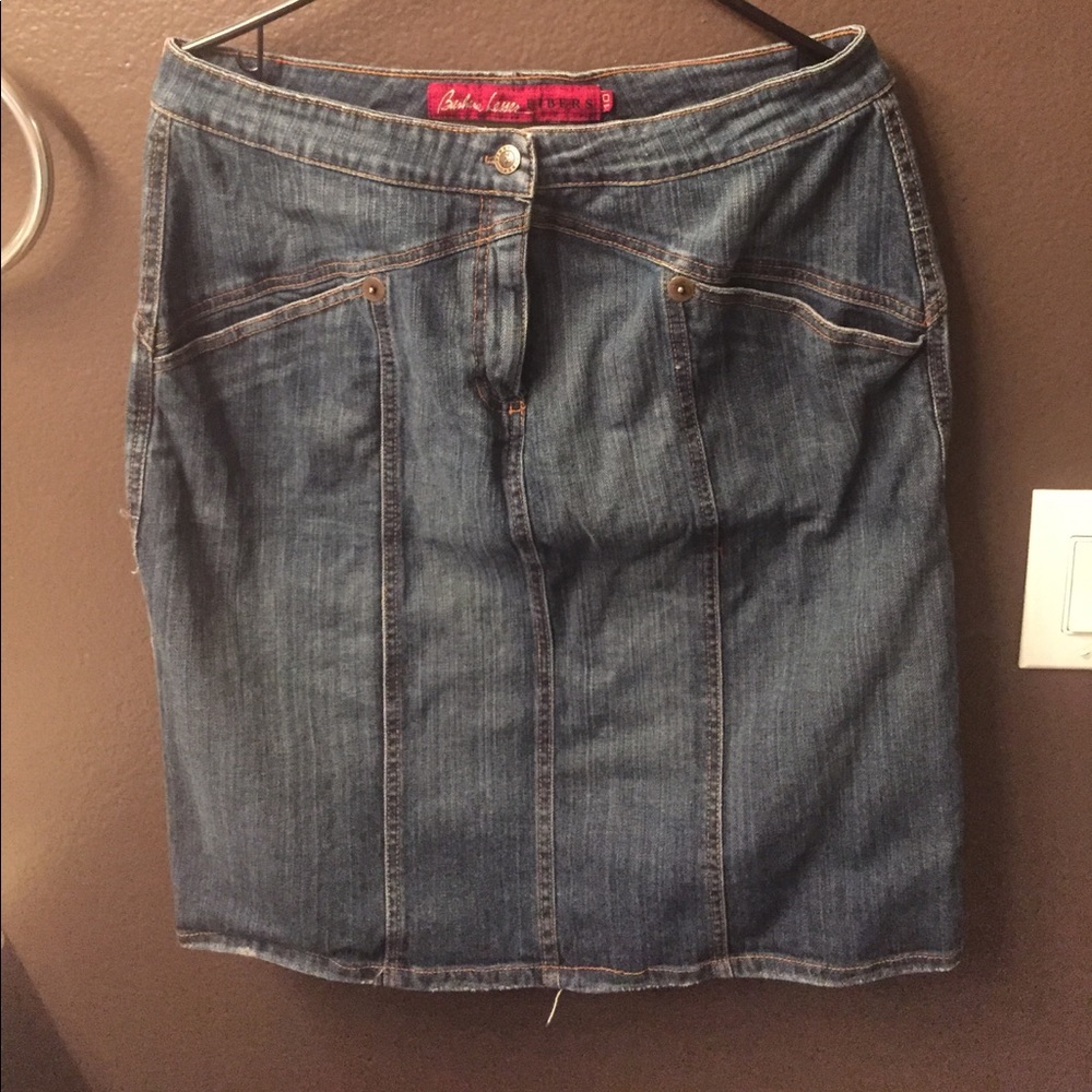 Denim skirt. Size 10