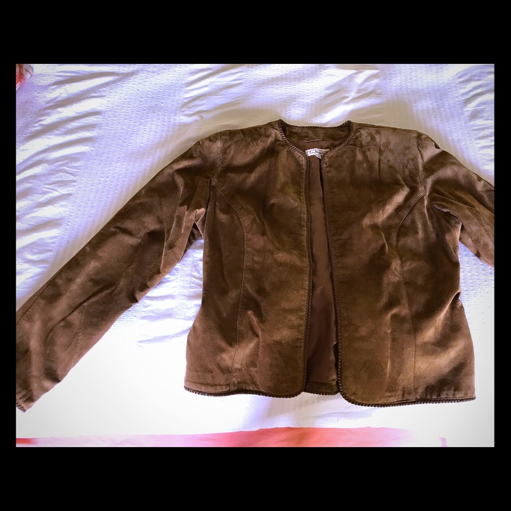 Talbots 100% suede jacket. True size medium.