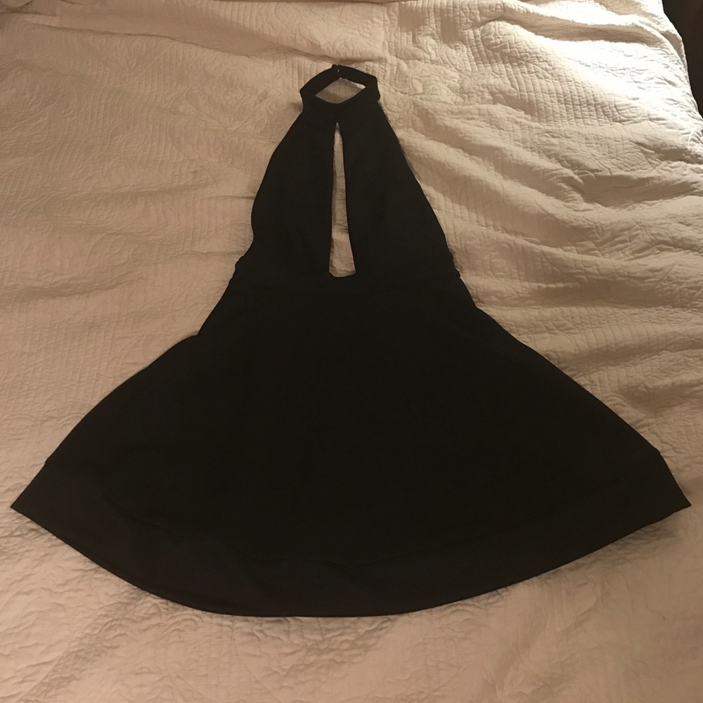 Cute Low-cut Halter Dress