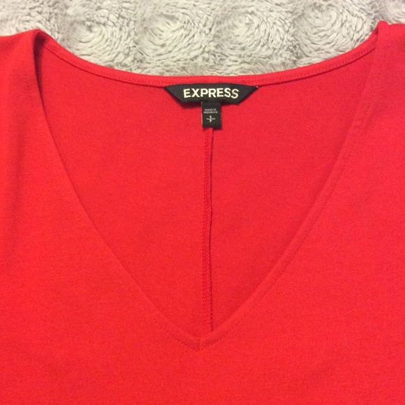NWOT Red Express Dress - Picture 4 of 5
