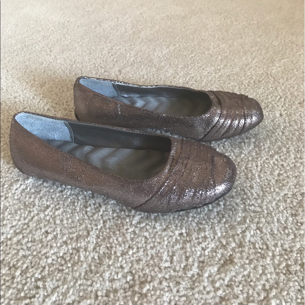 Boutique Metallic Sparkle Flats