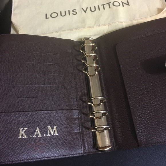 SOLD! Authentic LV Agenda MM Damier Ebene - Picture 3 of 4