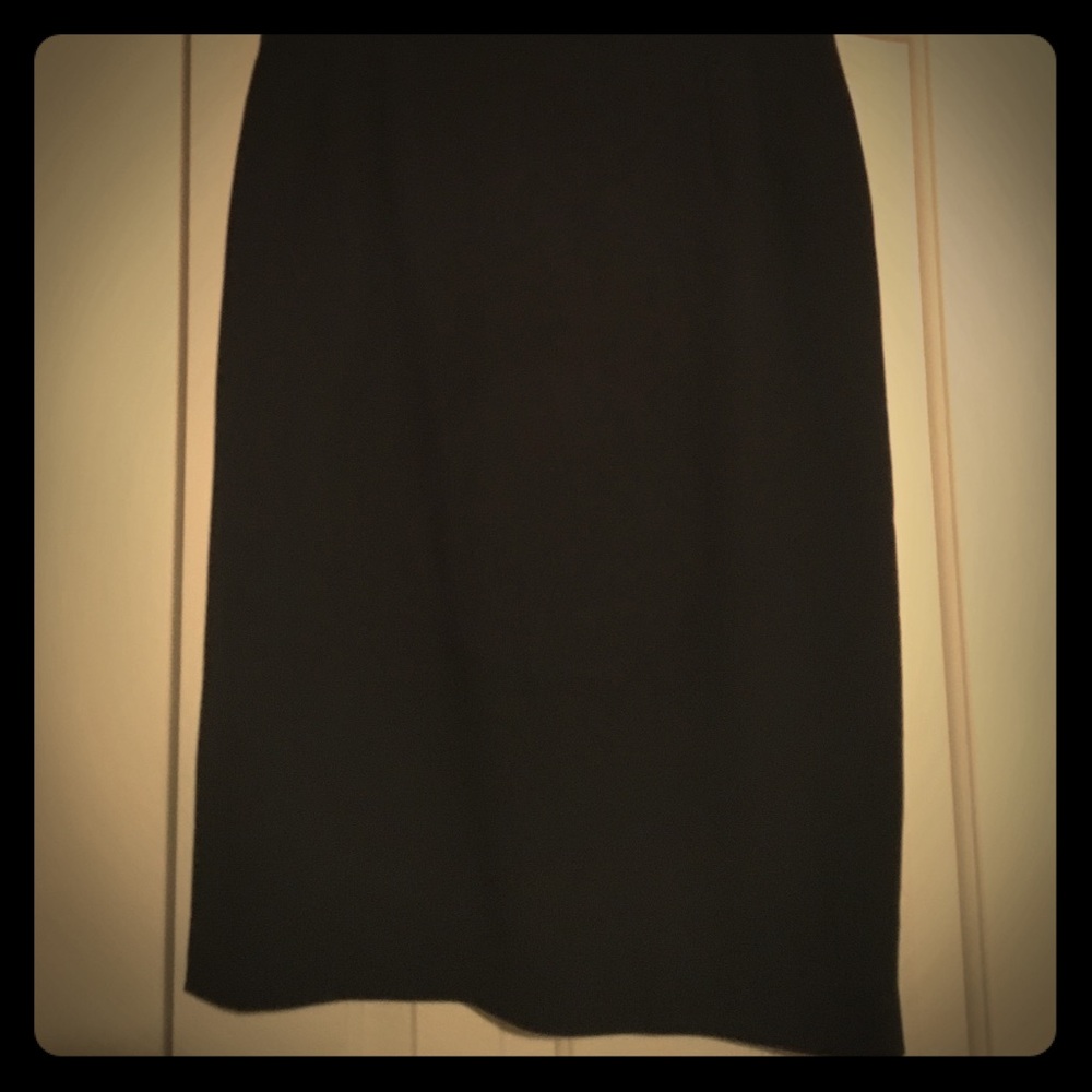 Black Giorgio Armani 100% Virgin Wool Skirt