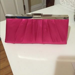 Jessica McClintock Blaire Framed Satin Clutch