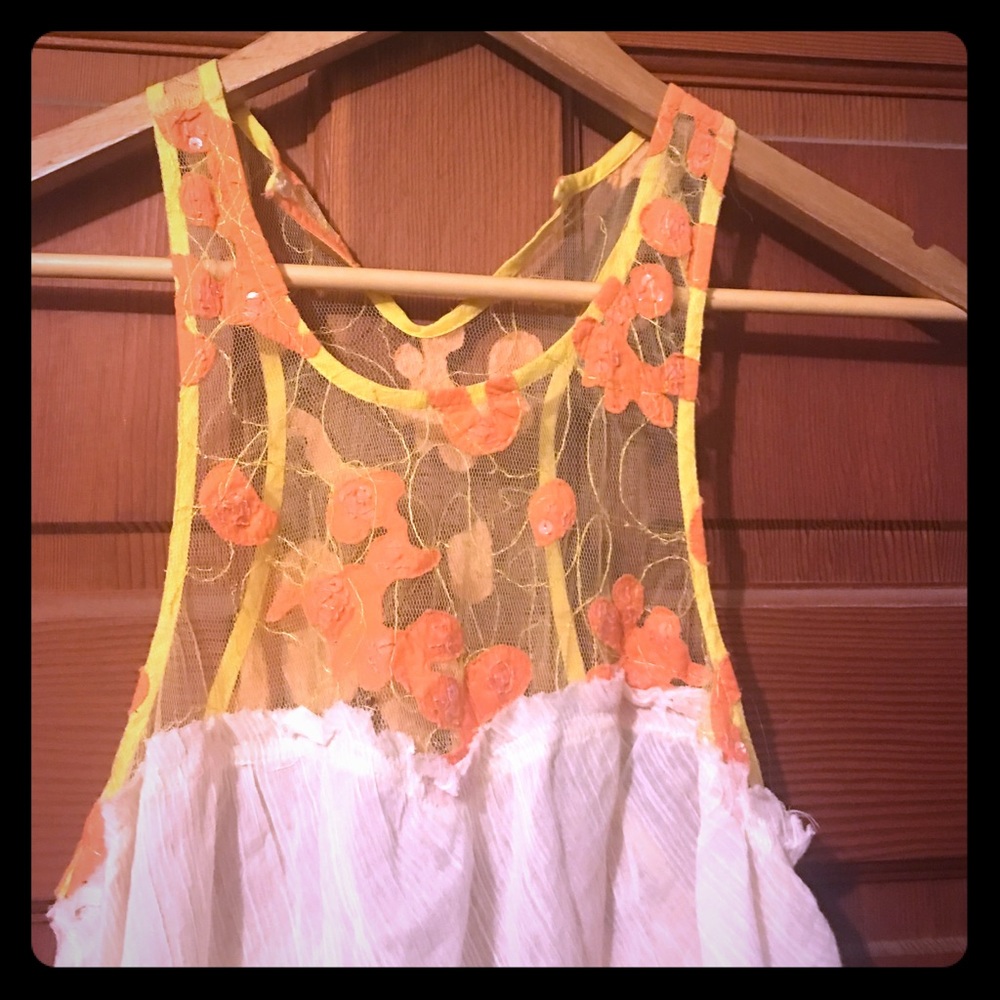 Free people Orange top