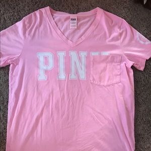 PINK tshirt with pocket