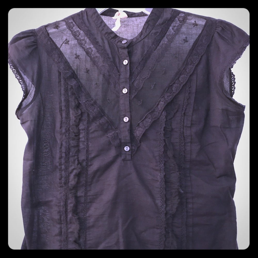 Ralph Lauren cotton lace shirt. Super light. Small